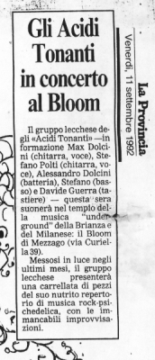 live al bloom articolo